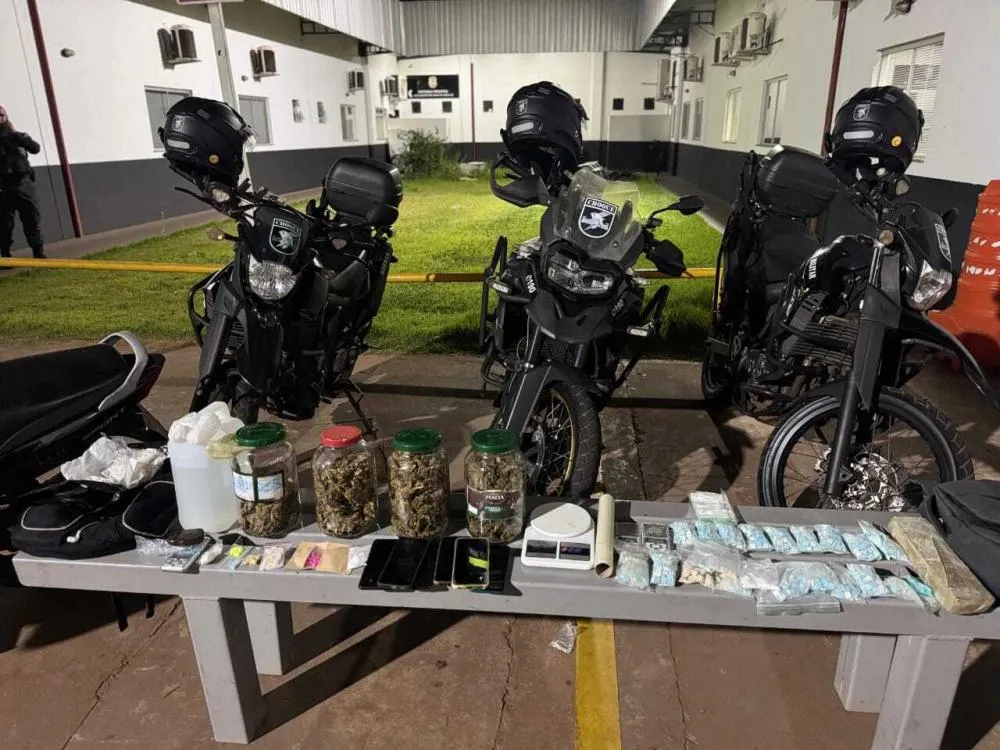 Choque apreende drogas e desarticula esquema de tráfico delivery no São Francisco