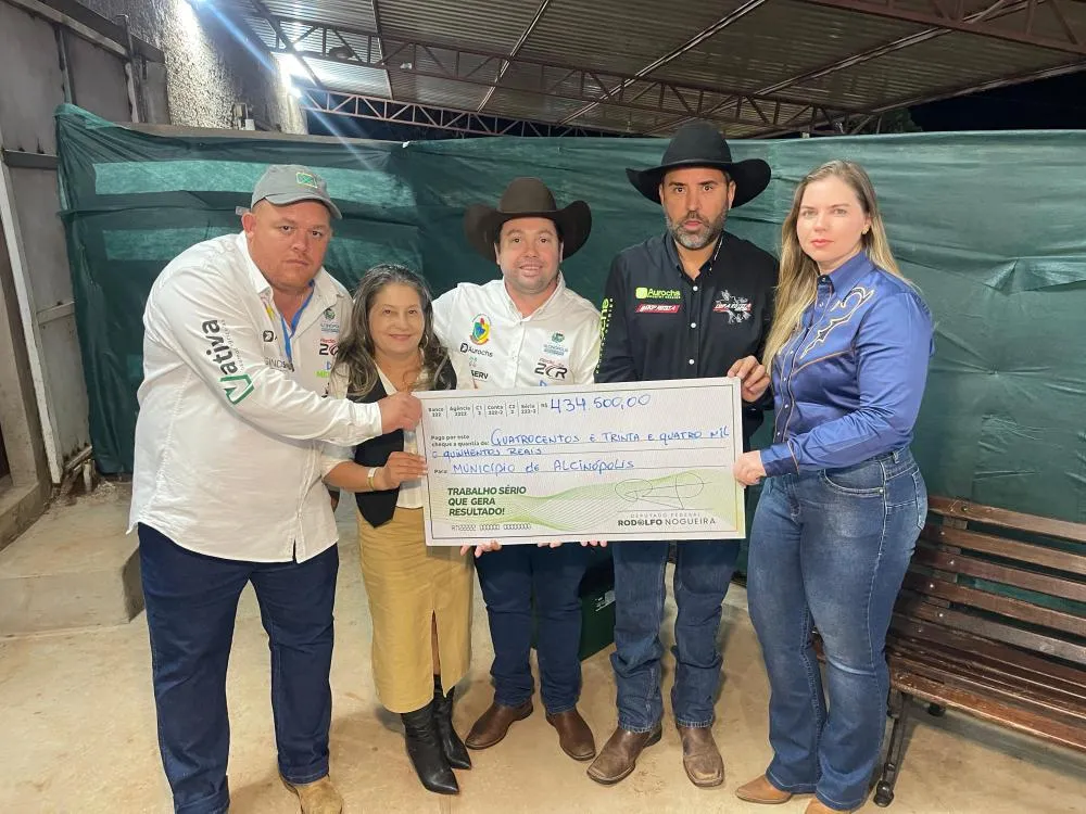 Rodolfo Nogueira destina quase R$ 500 mil em emendas para o município de Alcinópolis