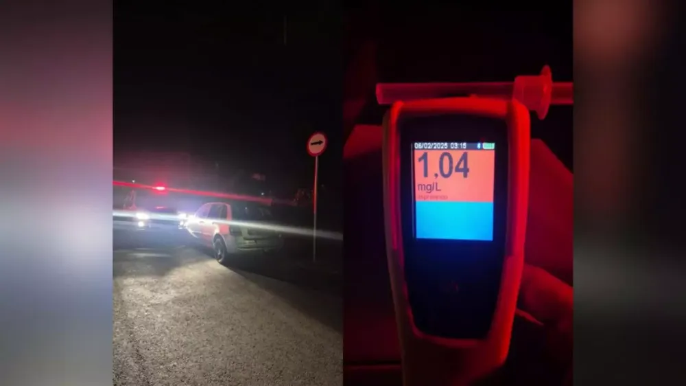 Motorista bate de frente com viatura da PM em Campo Grande 