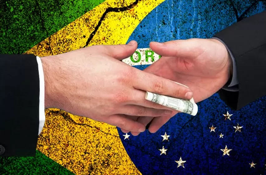 BRASIL É UM DOS PAÍSES MAIS CORRUPTOS DO MUNDO, DIZ TRANSPARÊNCIA INTERNACIONAL