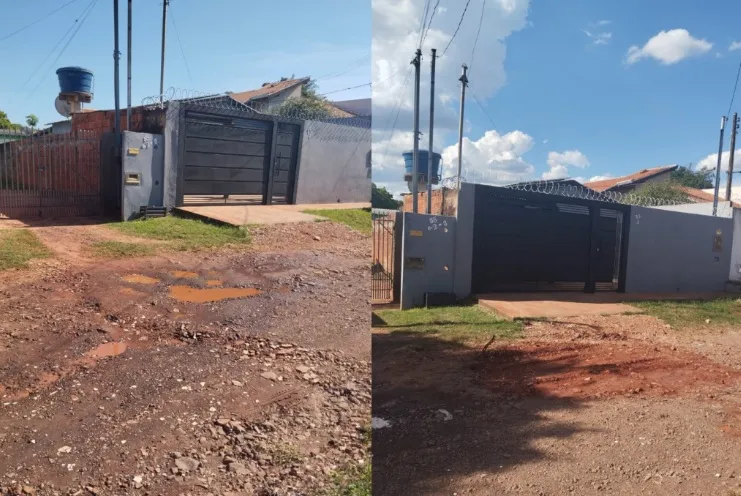 Indicação de Marquinhos Trad garante mais um reparo de tubulação no Jardim Colibri.