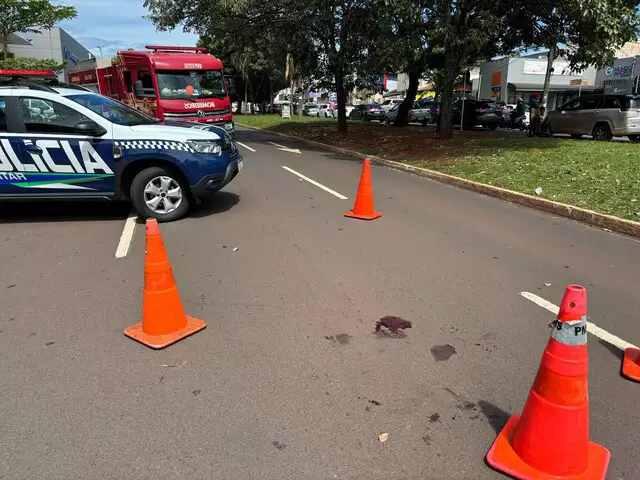 IDOSA ATROPELADA NA AVENIDA MATO GROSSO, FICA EM ESTADO GRAVE