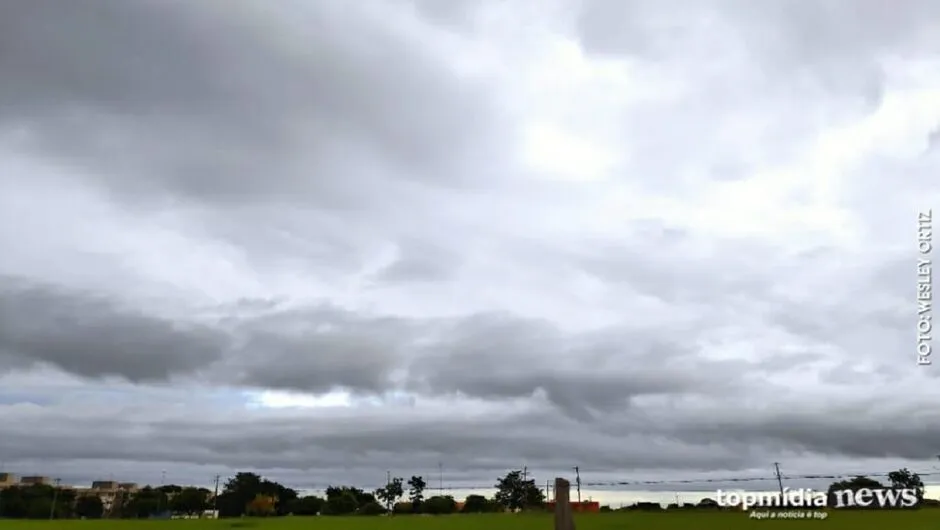 NEBULOSIDADE E POSSIBILIDADE DE CHUVAS PREDOMINAM NESTA SEXTA-FEIRA EM MS