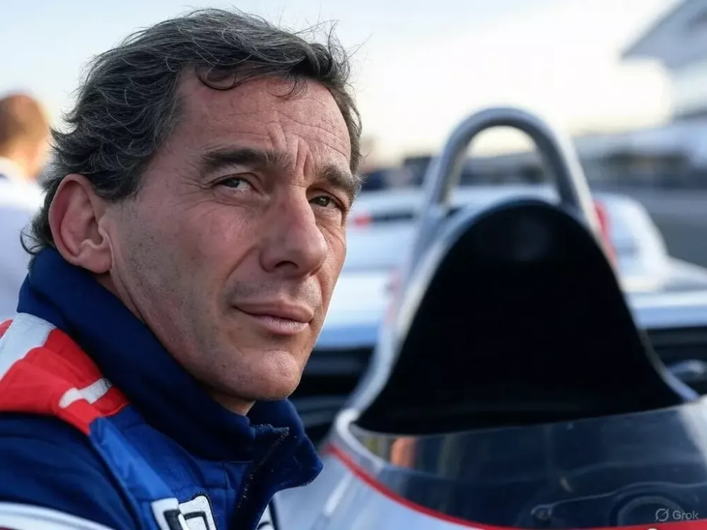 INTELIGÊNCIA ARTIFICIAL RECRIA AYRTON SENNA COM 65 ANOS E INTERNAUTAS OPINAM: ‘A CARA DO PROST’