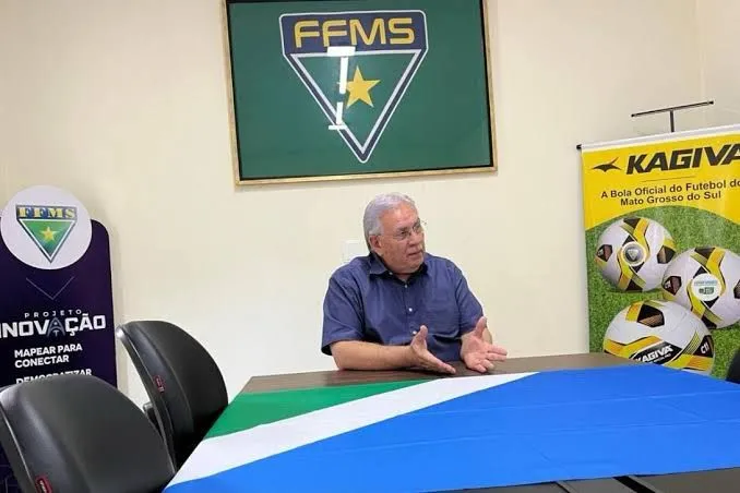 Estevão Petrallás celebra aniversário à frente da Federação de Futebol de MS