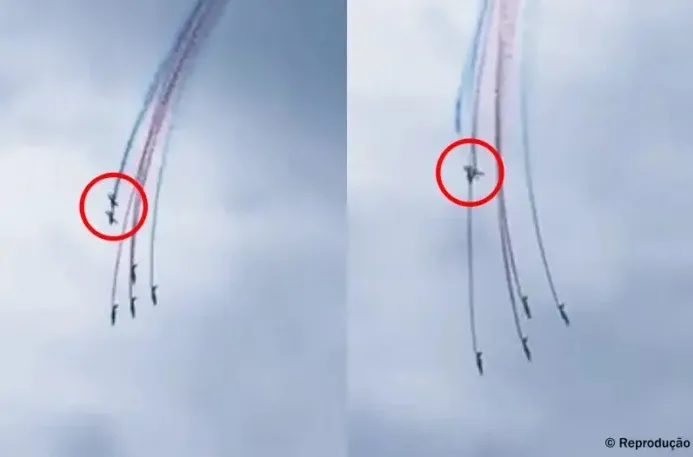 Acidente envolvendo dois jatos Alpha Jet da Patrouille de France ocorreu na tarde de terça-feira (25), no leste da França
