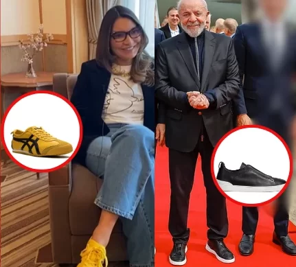 LULA E JANJA OSTENTAM TÊNIS DE LUXO EM VIAGEM AO JAPÃO