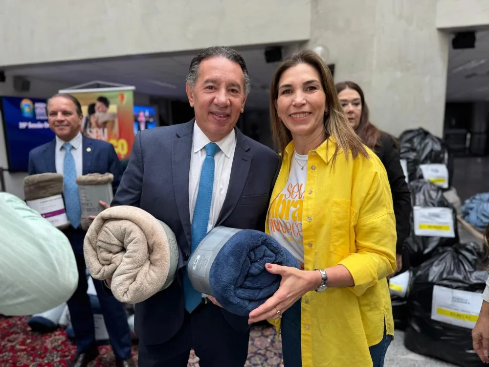 Gerson destaca compromisso com a solidariedade em Dia D da campanha “Seu Abraço Aquece”